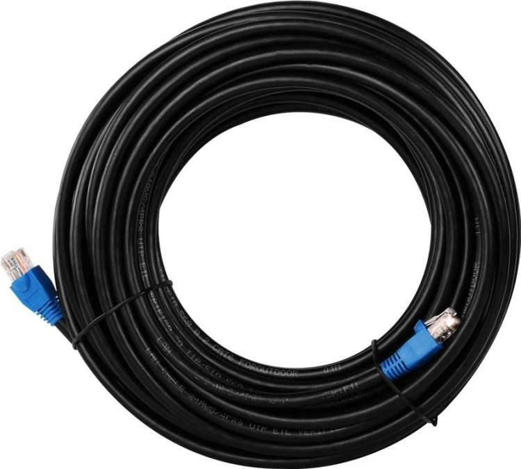 Goobay 94397 kabel sieciowy Czarny 75 m Cat6 U/UTP (UTP)