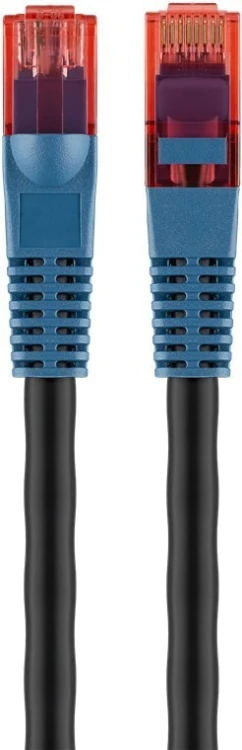 Goobay 94397 kabel sieciowy Czarny 75 m Cat6 U/UTP (UTP)