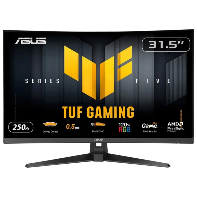 Monitor ASUS TUF Gaming VG32VQM5B, 31.5", FullHD, Fast-VA, Zakrzywiony, FreeSync Premium, 250Hz