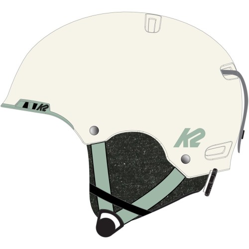 Kask damski K2 MERIDIAN white pearl   55-59