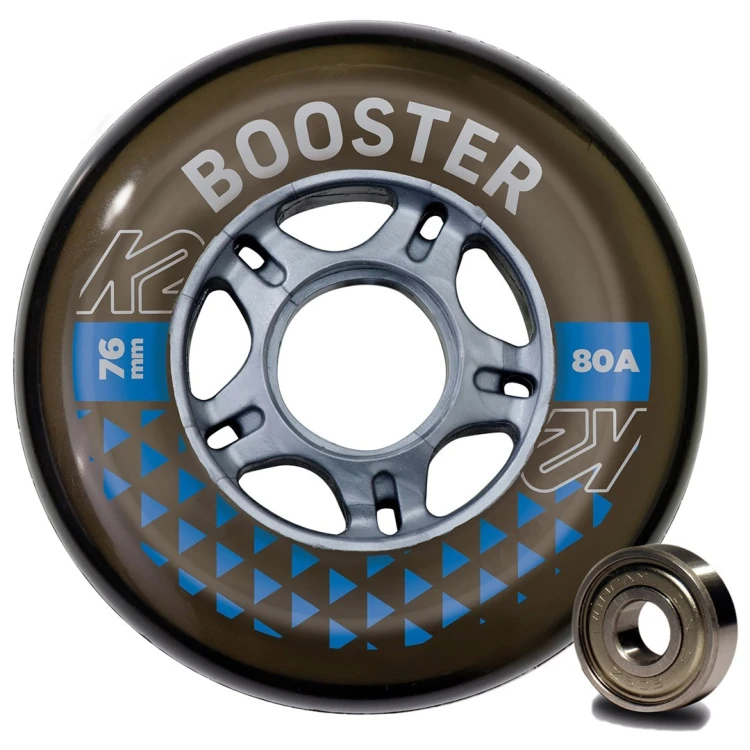 Kółka K2 BOOSTER 76MM 80A 8-WHEEL PACK W ILQ 5   one size