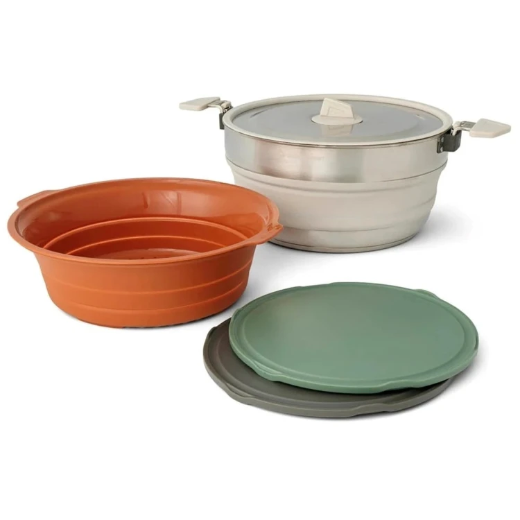Sea to Summit Detour Essentials Camp Kitchen Kit 4 Piece Zestaw naczyń