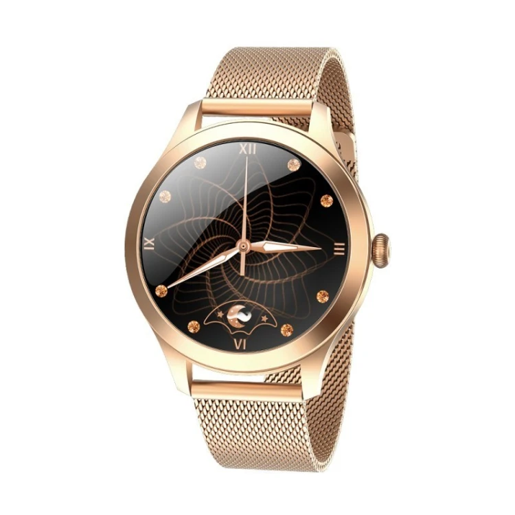 MaxCom FW42 GOLD smartwatch / zegarek sportowy 2,77 cm (1.09") TFT Cyfrowy 240 x 240 px Ekran dotykowy Złoto