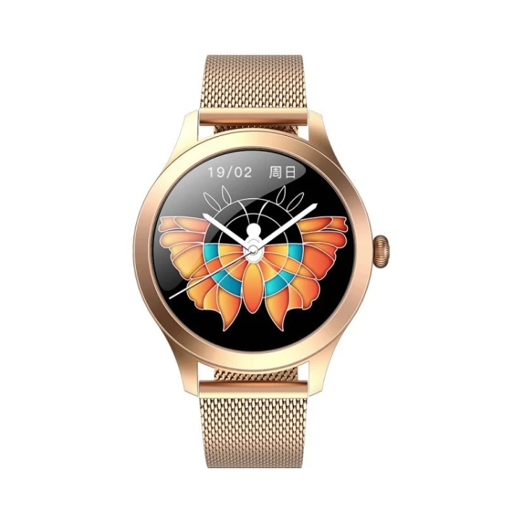 MaxCom FW42 GOLD smartwatch / zegarek sportowy 2,77 cm (1.09") TFT Cyfrowy 240 x 240 px Ekran dotykowy Złoto