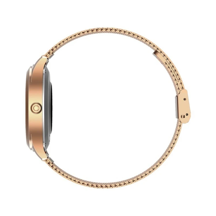 MaxCom FW42 GOLD smartwatch / zegarek sportowy 2,77 cm (1.09") TFT Cyfrowy 240 x 240 px Ekran dotykowy Złoto