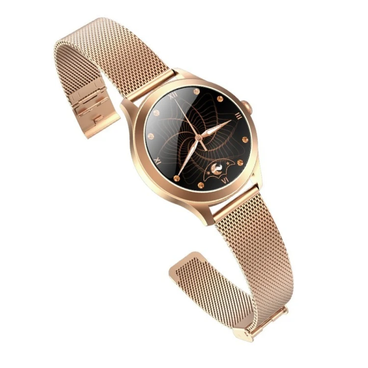 MaxCom FW42 GOLD smartwatch / zegarek sportowy 2,77 cm (1.09") TFT Cyfrowy 240 x 240 px Ekran dotykowy Złoto