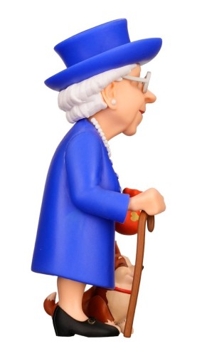 MINIX QUEEN ELIZABETH - QUEEN ELIZABETH II WITH CORGI