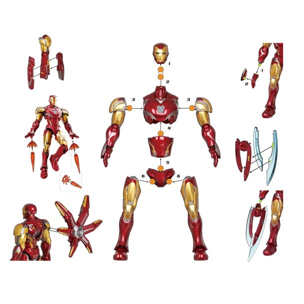 BLOKEES MARVEL CHAMPION CLASS - IRON MAN MK 85 EX