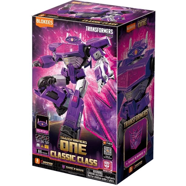 BLOKEES TRANSFORMERS ONE CLASSIC CLASS 18 - SHOCKWAVE