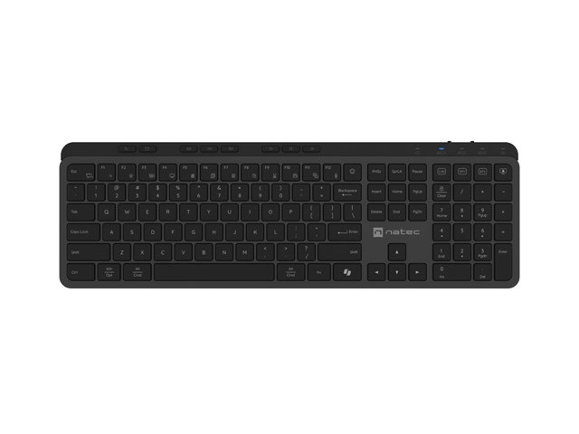 KLAWIATURA NATEC MEDUSA US BEZPRZEWODOWA BT + 2.4GHZ X-SCISSORS SLIM
