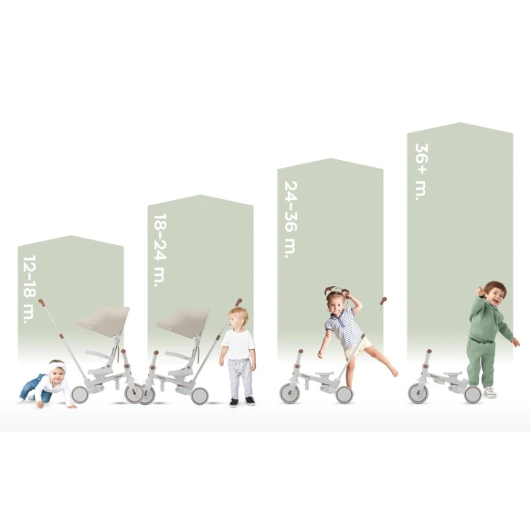 Rowerek 4w1 Noah 35 Beige