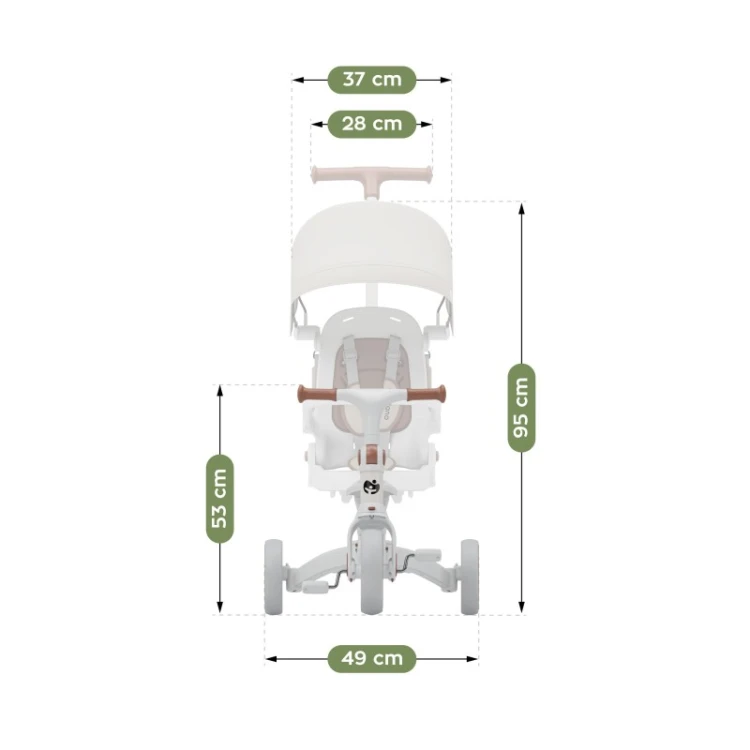 Rowerek 4w1 Noah 35 Beige