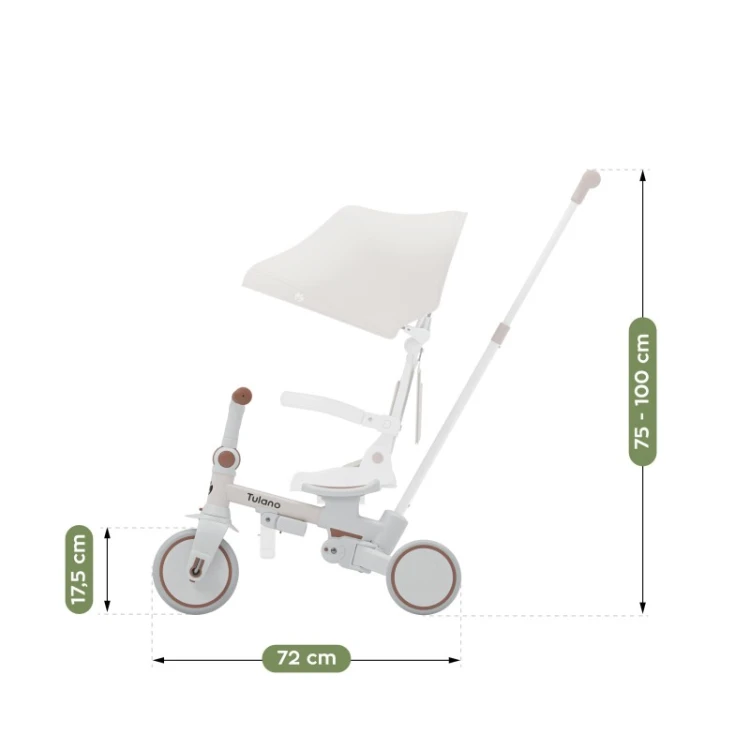 Rowerek 4w1 Noah 35 Beige