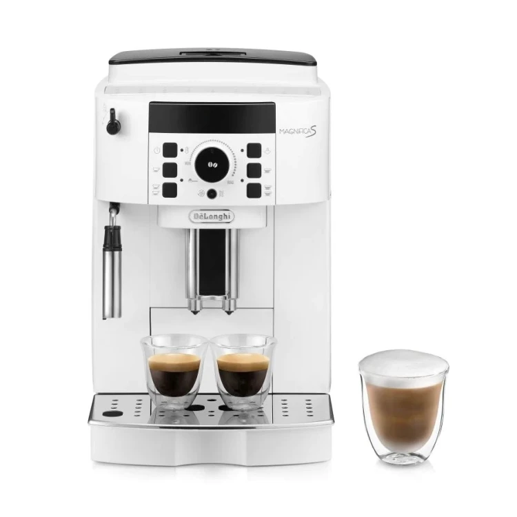 Ekspres ciśnieniowy automatyczny DeLonghi Magnifica S ECAM 21.117.W ( 1450W ; kolor biały )