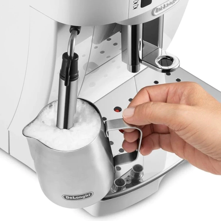 Ekspres ciśnieniowy automatyczny DeLonghi Magnifica S ECAM 21.117.W ( 1450W ; kolor biały )