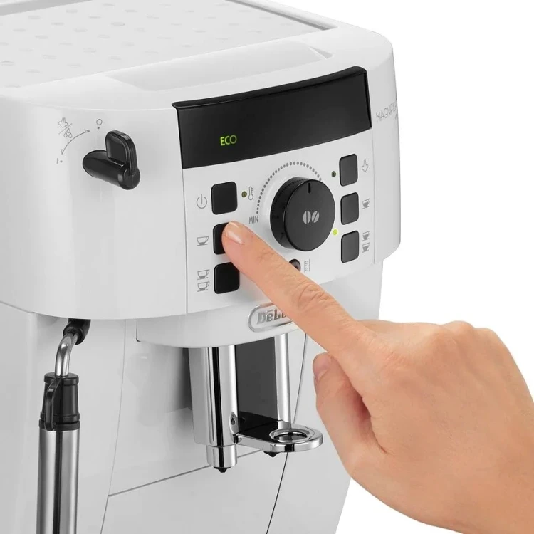 Ekspres ciśnieniowy automatyczny DeLonghi Magnifica S ECAM 21.117.W ( 1450W ; kolor biały )