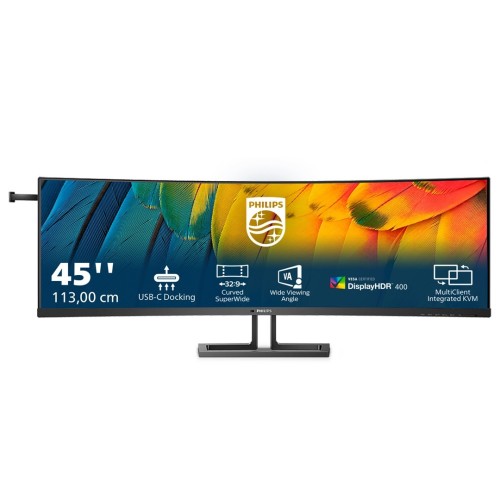 Philips 6000 series 45B1U6900C LED display 113 cm (44.5") 5120 x 1440 px UltraWide Dual Quad HD Czarny