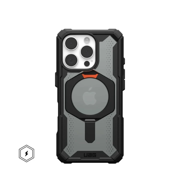 Etui plecki Urban Armor Gear Plasma XTE AW82-09H do Apple iPhone 16 Pro Czarny, Pomarańczowy