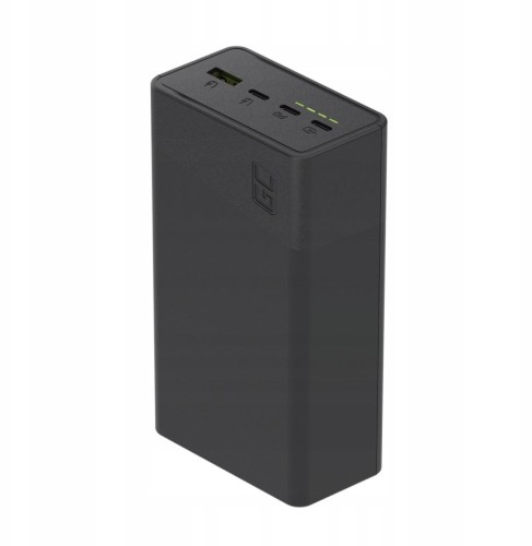Powerbank Greencell PowerPlay 30 - czarny 30 000mAh, 22,5W, 4 porty