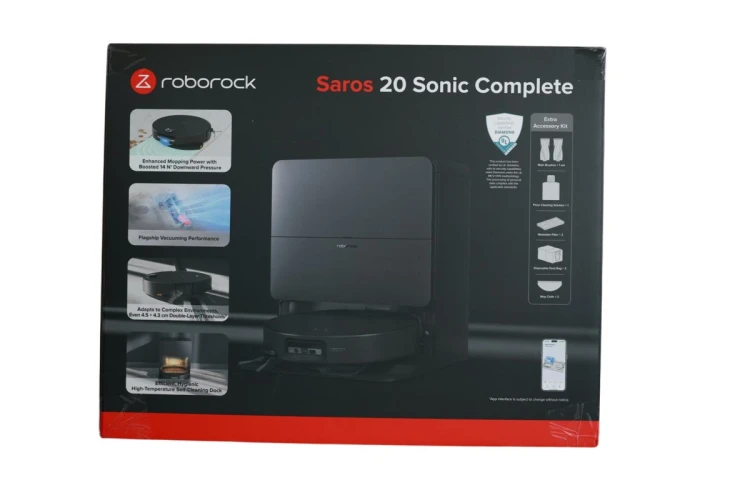 Roborock Saros 20 Sonic Czarny