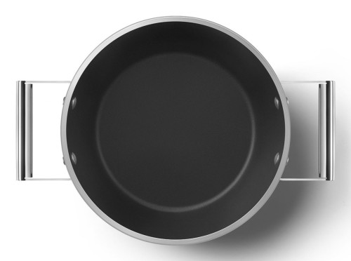Smeg CSF2412BLM garnek wielofunkcyjny Czarny Aluminium, Stal nierdzewna 5,4 l 24 cm