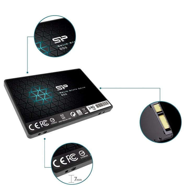 Silicon Power Slim S55 2.5" 240 GB Serial ATA III TLC
