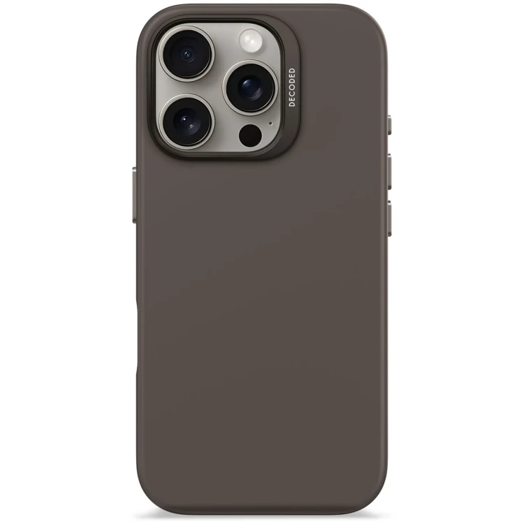 Decoded AntiMicrobial Silicone Backcover - silikonowa obudowa ochronna do iPhone 16 Pro kompatybilna z MagSafe (phantom)