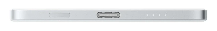 Xiaomi UltraThin Magnetic Power Bank 5000 15W Litowo-jonowa (Li-Ion) 5000 mAh Bezprzewodowe ładowanie Srebrny
