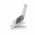 DICOTA D31889 stojak na laptop Podstawka na notebooka Czarny, Srebrny