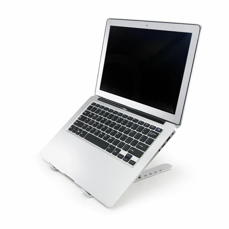 DICOTA D31889 stojak na laptop Podstawka na notebooka Czarny, Srebrny