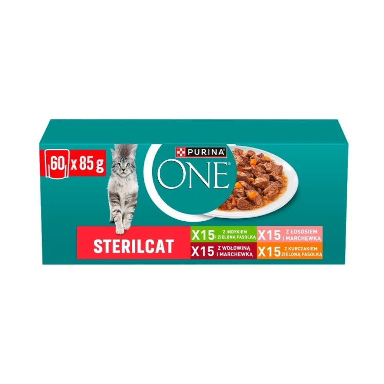 PURINA ONE Sterilcat GiG MVBf&Crt 60x85g