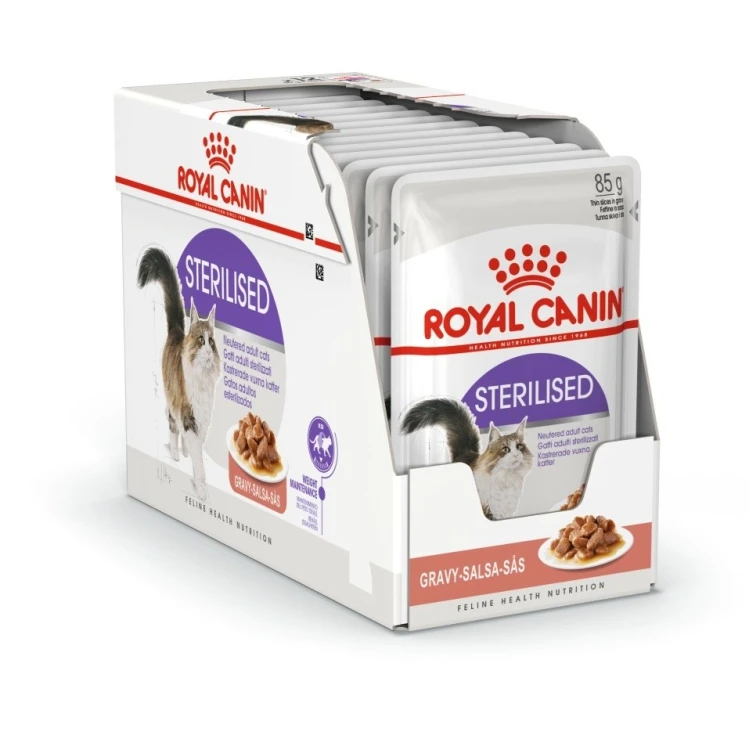 Karma ROYAL CANIN FHN Sterilised w sosie 12x85g