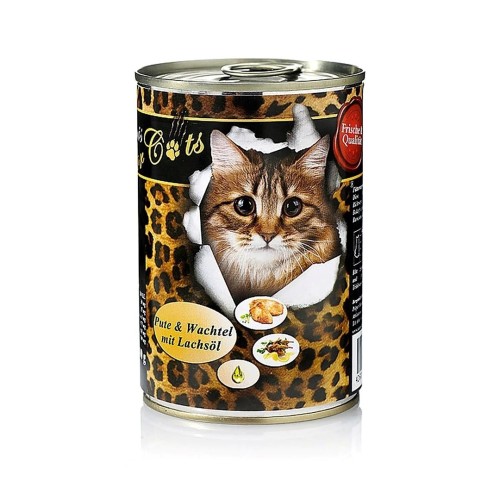 O'Canis konserwa dla kota; Indyk & Przepiórka & Łosoś 400g
