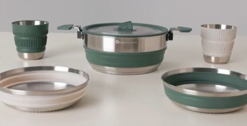 Zestaw kuchenny SEA TO SUMMIT  Detour Stainless Steel Kettle Cook Set