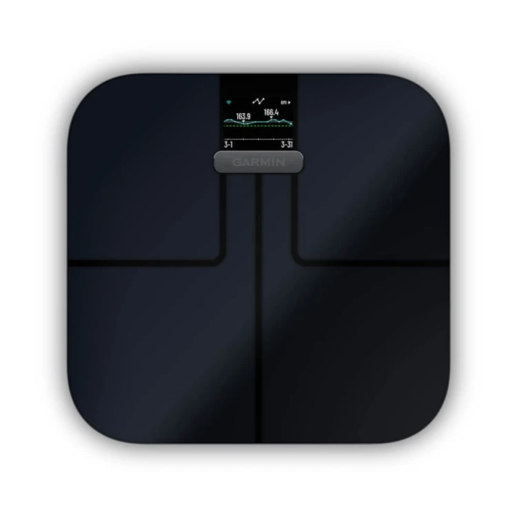 Garmin Index S2 Prostokąt Czarny Elektroniczna waga osobista