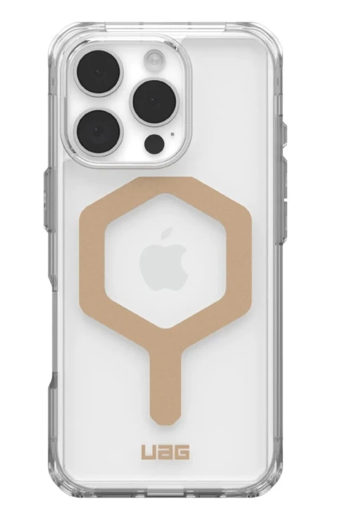 Obudowa ochronna UAG Plyo Magsafe do iPhone 16 Pro kompatybilna z MagSafe (ice/gold)