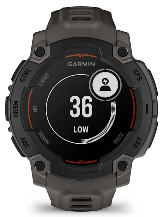 Garmin Instinct E 2,29 cm (0.9") MIP 45 mm Cyfrowy 176 x 176 px Czarny GPS