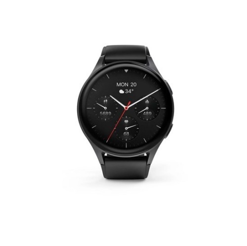 Hama Smartwatch 8900 3,63 cm (1.43") AMOLED 45 mm Cyfrowy 466 x 466 px Ekran dotykowy Czarny GPS