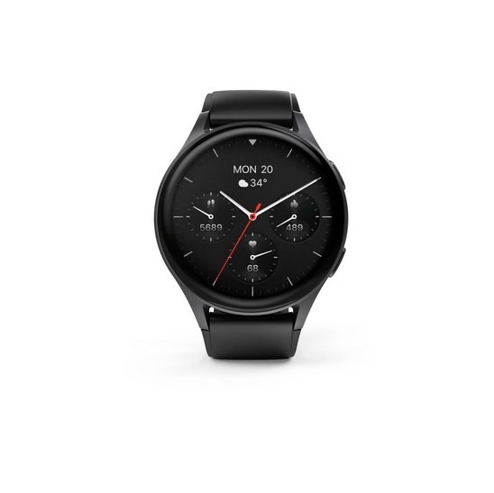 Hama Smartwatch 8900 3,63 cm (1.43") AMOLED 45 mm Cyfrowy 466 x 466 px Ekran dotykowy Czarny GPS