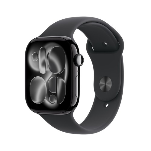 Apple Watch Series 11 OLED 46 mm Cyfrowy 416 x 496 px Ekran dotykowy Czarny Wi-Fi GPS