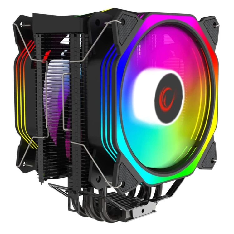 RAMPAGE CHŁODZENIE PROCESORA OCTAGON C60 LGA 1700/AM5 1800RPM 2 WENTYLATORY 120MM ARGB