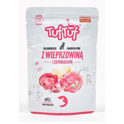 Tuf Tuf Saszetka mielonka z wieprzowiną dla psa 500g