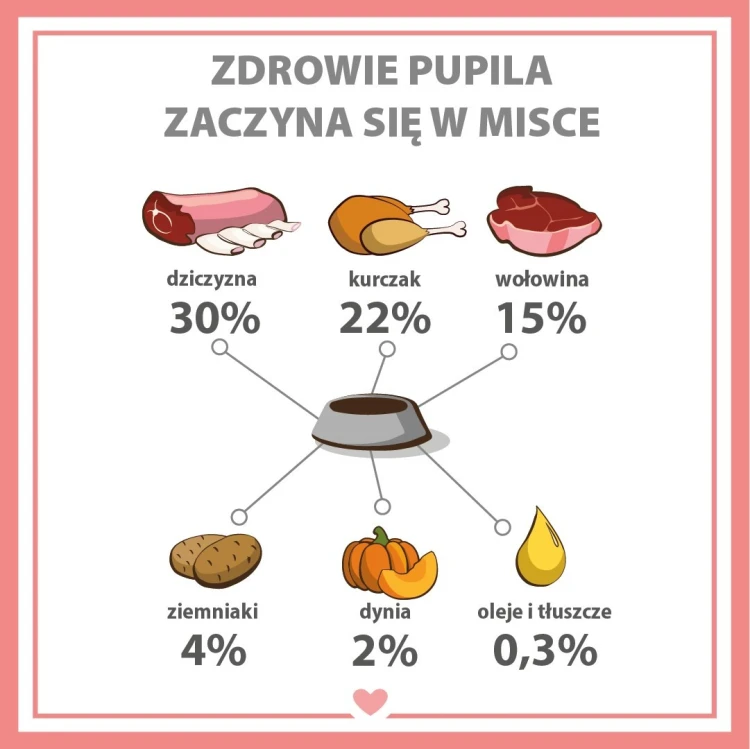 PUPIL PREMIUM Dziczyzna karma dla psa 800g