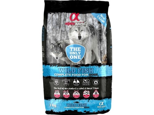 Alpha Spirit Pełnoporcjowa sucha karma Pies WILD FISH 3 kg