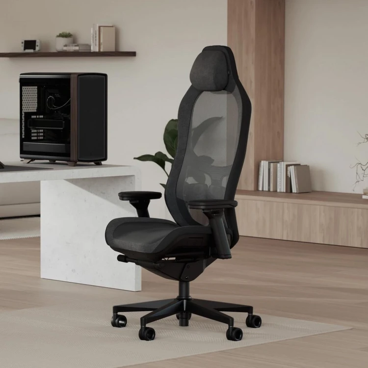 Fractal Design Refine 2 Mesh Dark Fotel dla gracza Wyściełane siedzisko tapicerowane Czarny