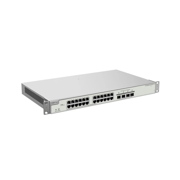 Ruijie Networks RG-NBS5200-24GT4XS-P-V2 przełącznik sieciowy Zarządzany L3 Gigabit Ethernet (10/100/1000) Obsługa PoE 1U Szary