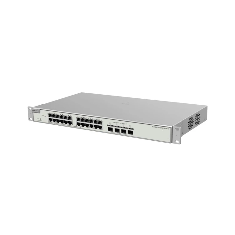 Ruijie Networks RG-NBS5200-24GT4XS-P-V2 przełącznik sieciowy Zarządzany L3 Gigabit Ethernet (10/100/1000) Obsługa PoE 1U Szary
