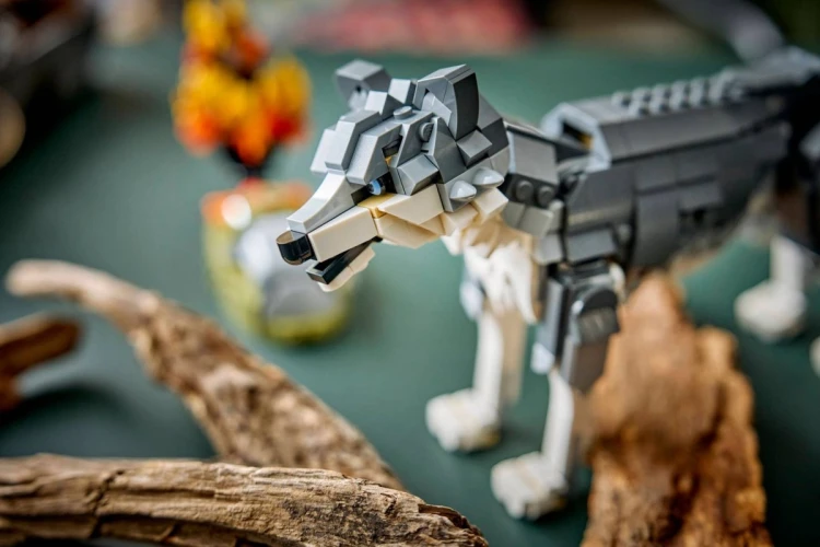 LEGO Creator 3w1 31393 - Leśne zwierzęta: Wilk szary