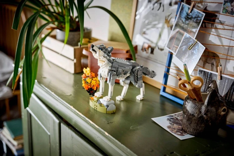 LEGO Creator 3w1 31393 - Leśne zwierzęta: Wilk szary