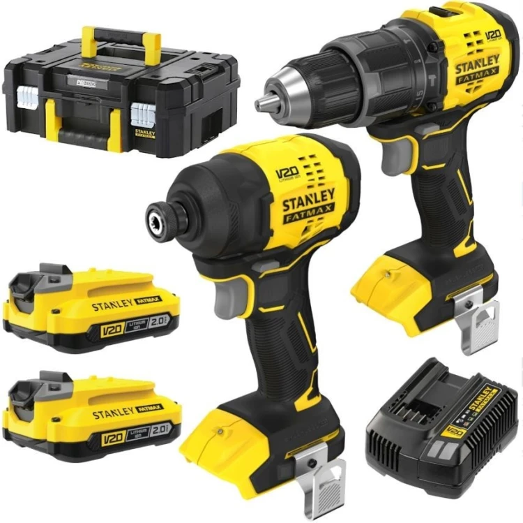 STANLEY ZESTAW V20 (SFMCD716, SFMCD811) 2x2,0Ah PRO-STACK BL